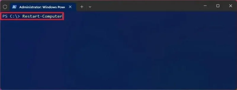รีสตาร์ทคอมพิวเตอร์ Windows 11 (หกวิธี)