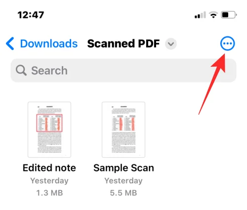 파일 앱이나 바로가기를 사용하여 iPhone에서 PDF를 병합하는 방법