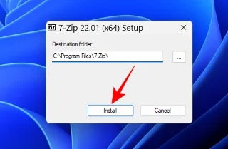 Windows 11에서 7-Zip을 사용하는 방법
