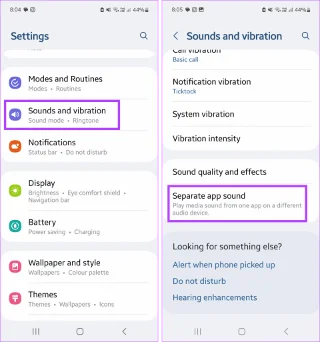 Che cosè laudio dellapp separata Samsung e come utilizzarlo