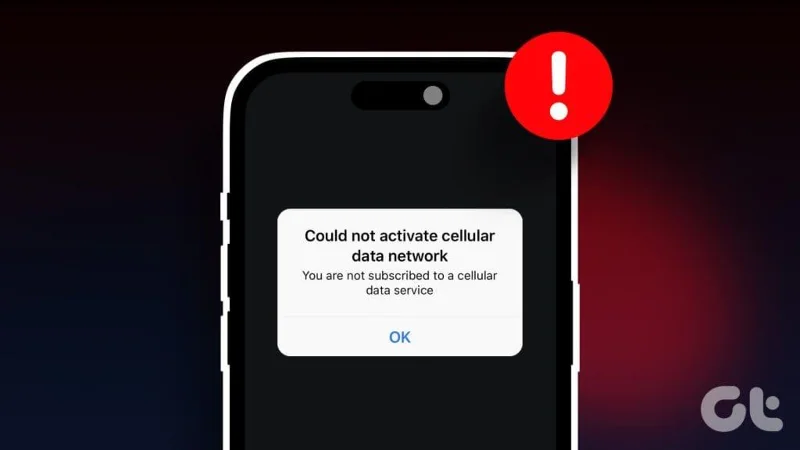Top 9 oplossingen voor de fout 'Kan mobiel datanetwerk niet activeren' op de iPhone