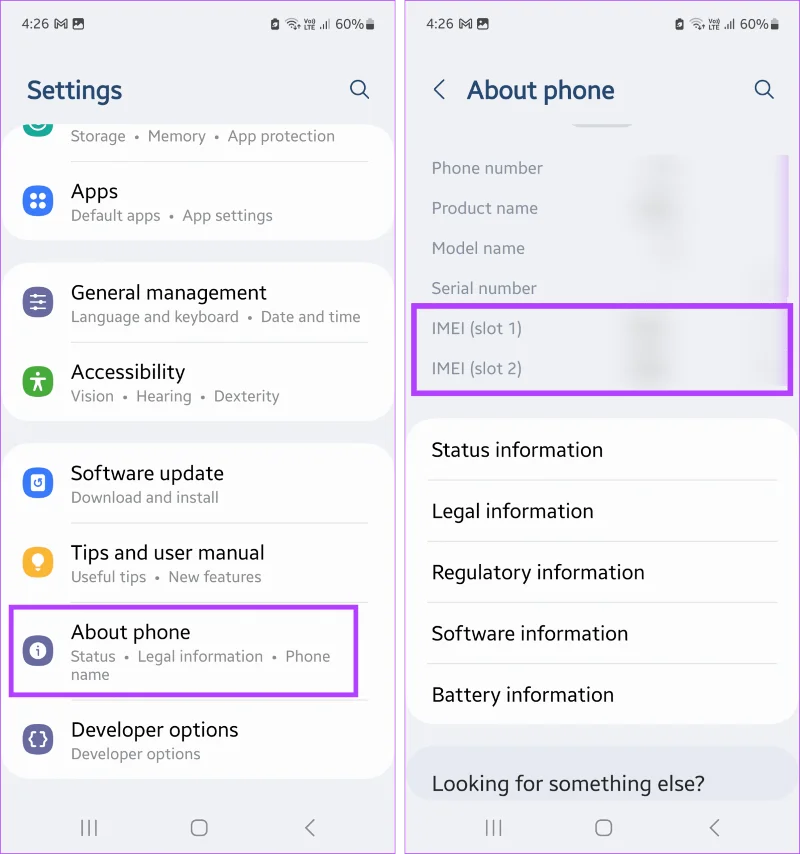 Hoe u een IMEI-nummer kunt vinden op Android (met / zonder telefoon)
