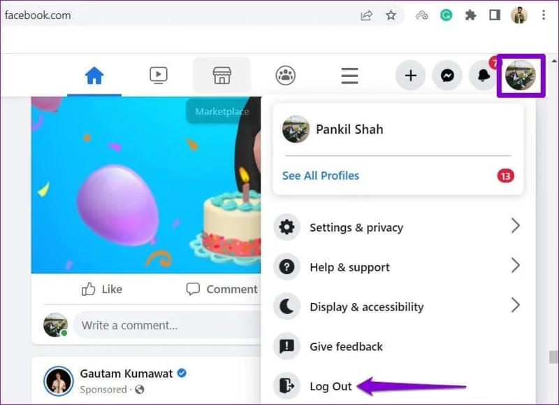 Le 9 principali correzioni per l'impossibilità di pubblicare commenti sui post di Facebook