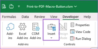 كيفية إنشاء زر الطباعة إلى PDF في Microsoft Excel على نظام التشغيل Windows 11