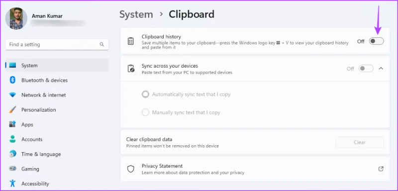 4 melhores maneiras de limpar o histórico da área de transferência no Windows 11