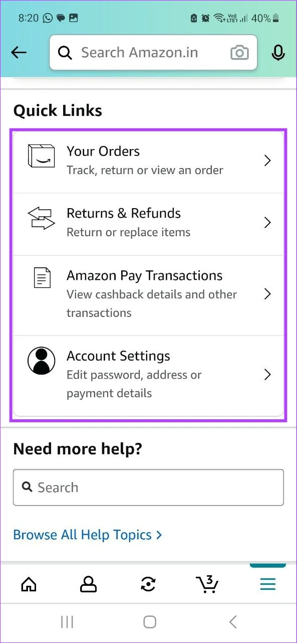 So kontaktieren Sie den Amazon-Kundendienst