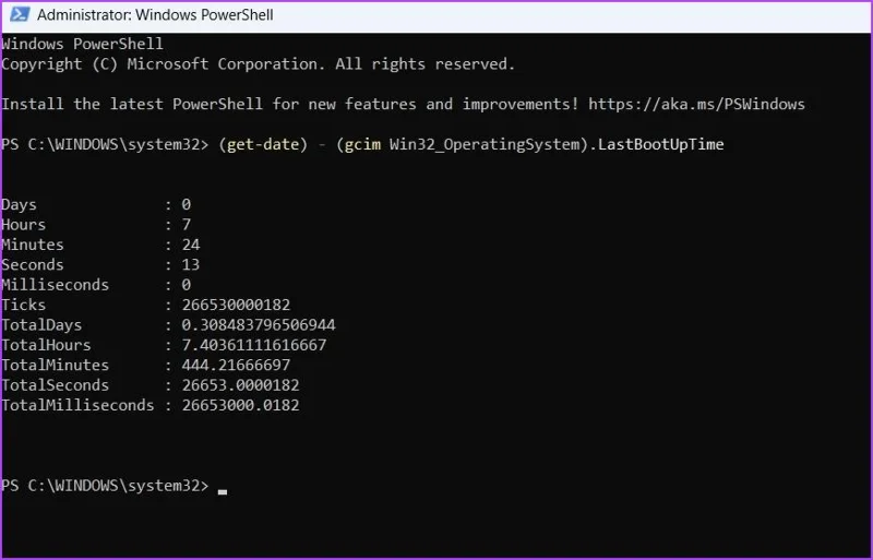 4 mejores formas de comprobar el tiempo de actividad de la PC en Windows 11