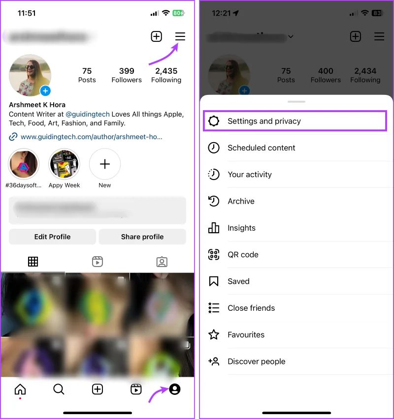Comment examiner et supprimer des comptes Instagram d'autres appareils
