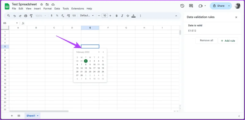 Come inserire un selettore di data in Fogli Google e Documenti Google