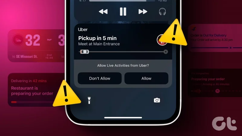Live-activiteiten repareren die niet werken op de iPhone (iOS 16 bijgewerkt)