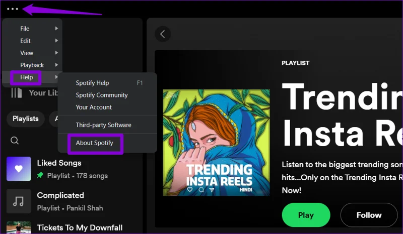 Le 8 principali correzioni per l'impossibilità di modificare le playlist in Spotify