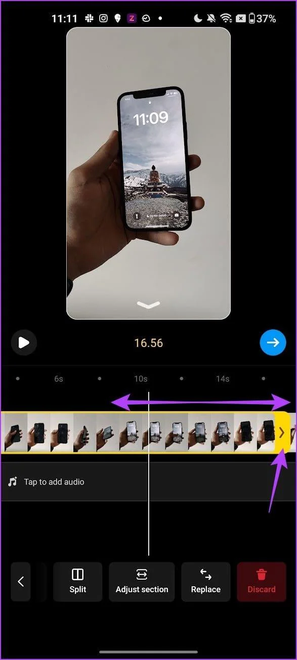 Come modificare i reel utilizzando l'editor integrato di Instagram