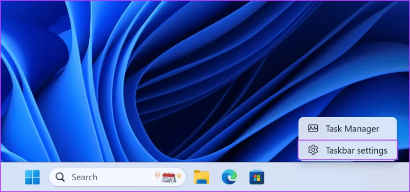 Configuración de la barra de tareas