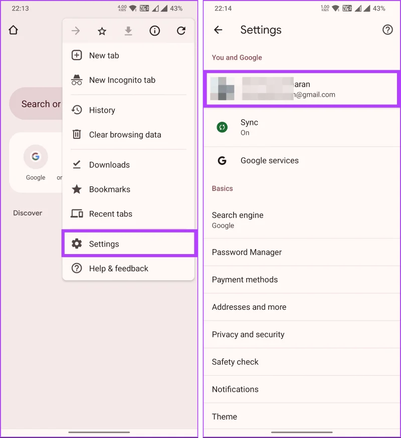 Comment changer de compte Google dans Chrome pour iOS, iPad et Android