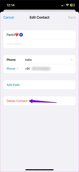 Top 6 oplossingen voor de fout 'Niet alle contacten zijn verwijderd' op de iPhone