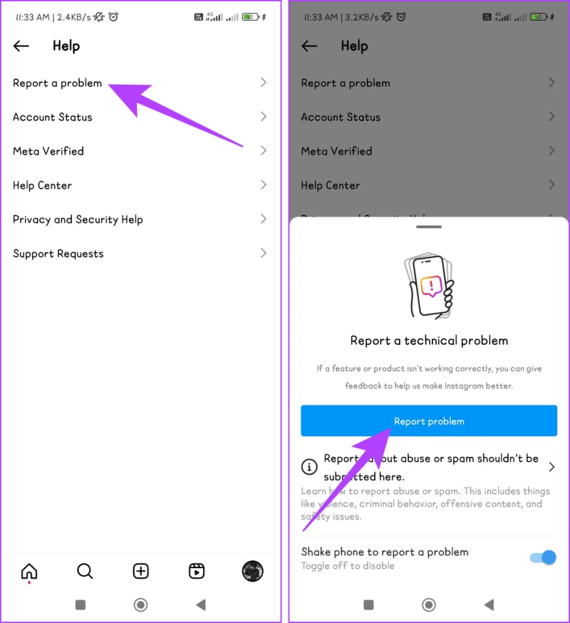 7 correzioni per "Impossibile contattare gli account disabilitati" su Instagram