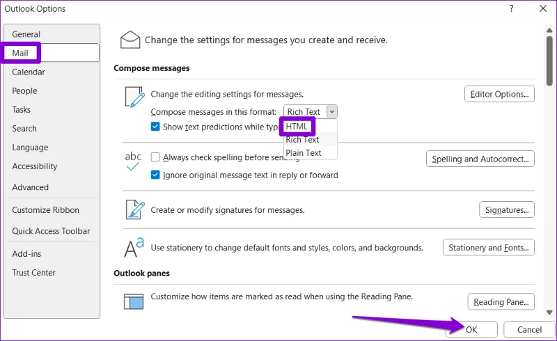Las 7 soluciones principales para el error "La operación falló" en Microsoft Outlook para Windows