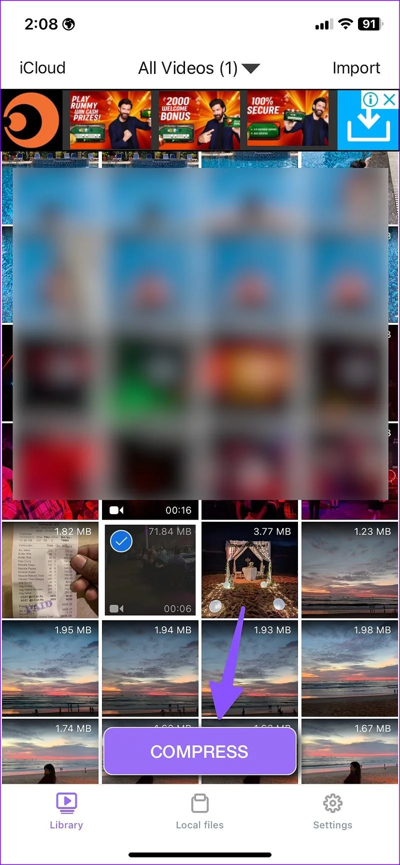 4 façons de réduire la taille d'une vidéo sur iPhone