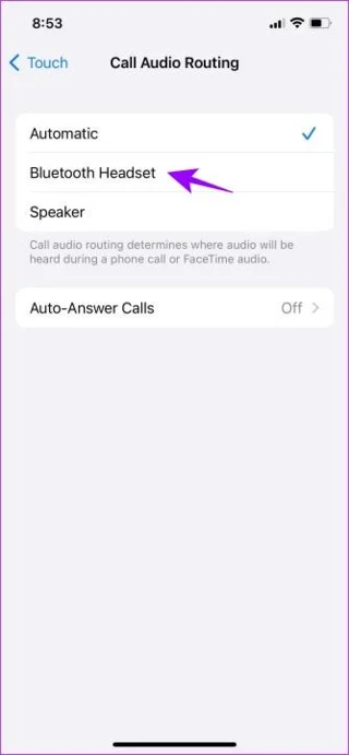 Oproepen beantwoorden met een Bluetooth-apparaat op de iPhone