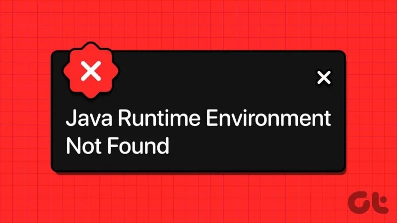 Como corrigir o erro “Não foi possível localizar o Java Runtime”