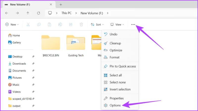 Cómo ocultar archivos y carpetas en Windows 11
