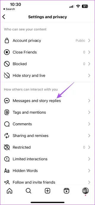 5 migliori soluzioni per le reazioni ai messaggi che non funzionano su Instagram