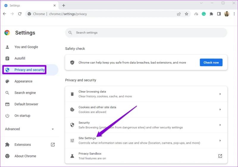 Les 7 meilleures façons de réparer les jeux Facebook qui ne se chargent pas dans Google Chrome