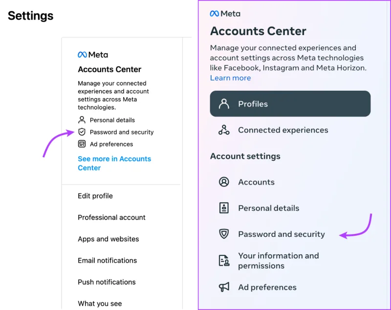 Comment examiner et supprimer des comptes Instagram d'autres appareils