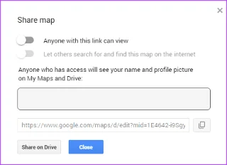 Comment créer et gérer une carte personnalisée dans Mes cartes et Google Drive