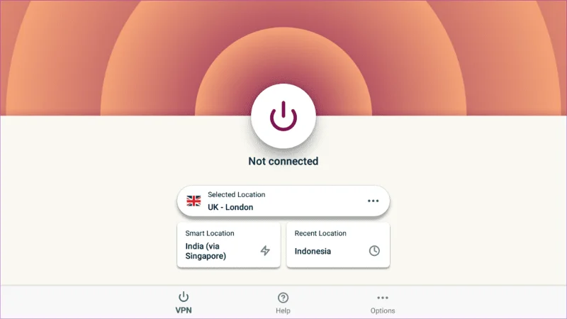 Désactivation du VPN