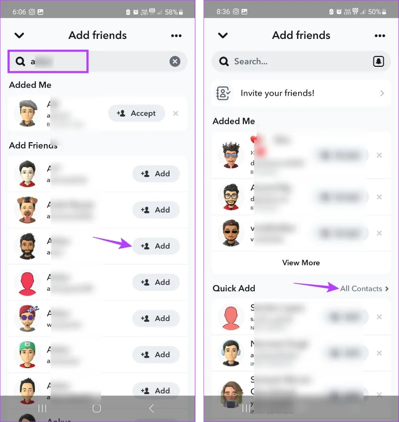 เหตุใดฉันจึงไม่สามารถเพิ่มบุคคลใน Snapchat ได้