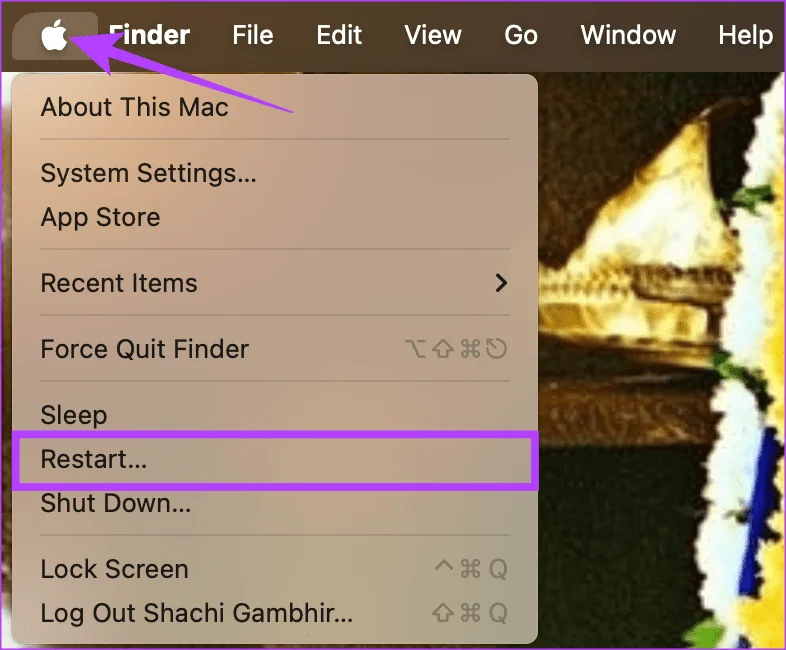 Mac再起動の手順