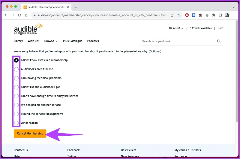 Comment suspendre ou annuler l'abonnement Audible sur n'importe quel appareil