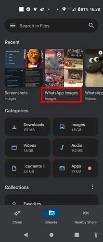 Correggi WhatsApp che non scarica media