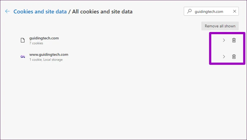 วิธีล้างแคชและคุกกี้บน Microsoft Edge