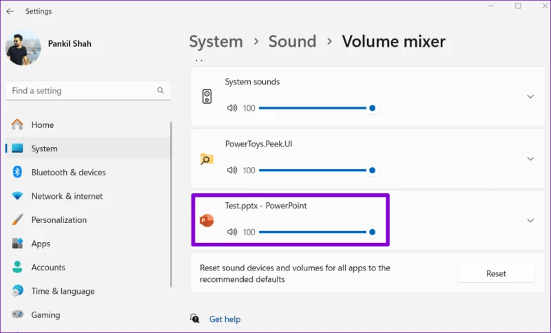 أفضل 7 إصلاحات لعدم تشغيل Microsoft PowerPoint الصوت على Windows