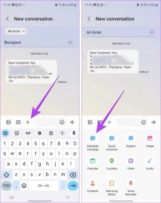 Top 16 des paramètres de messagerie texte Samsung que vous devez connaître
