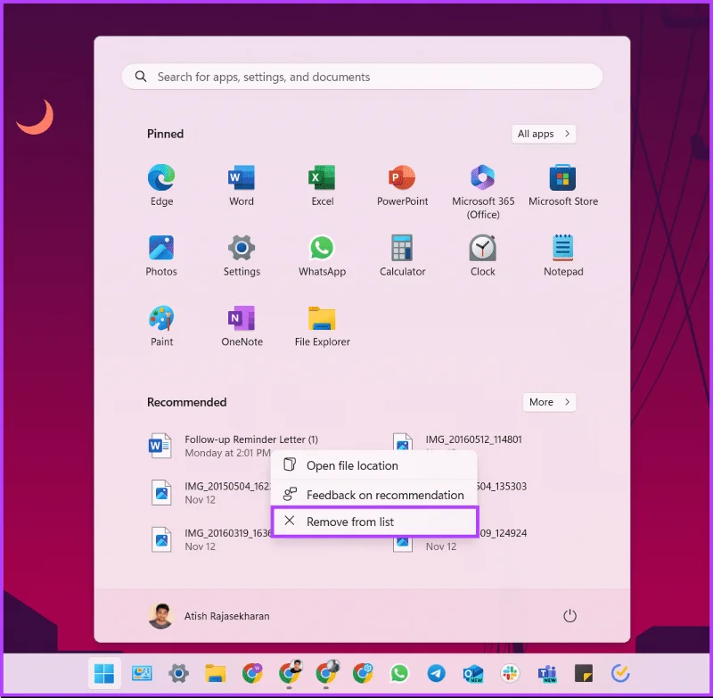 5 manieren om aanbevolen te verwijderen in Windows 11