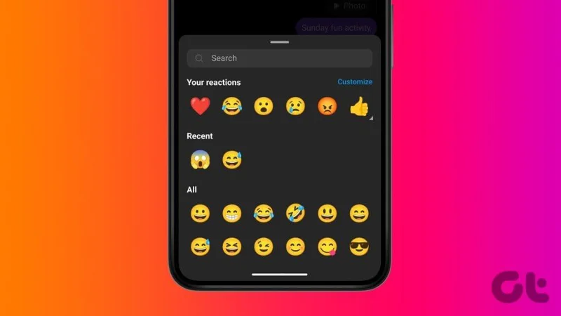 Hoe te reageren op Instagram-berichten met verschillende Emoji's