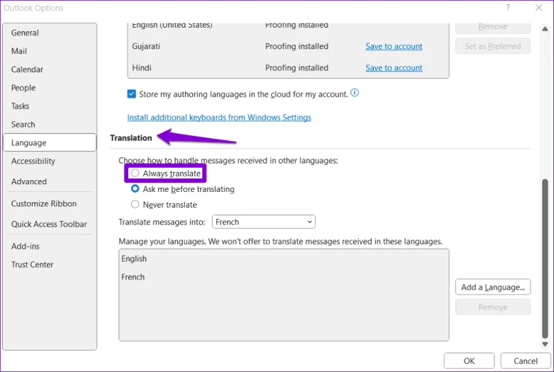 Come tradurre le email in Microsoft Outlook
