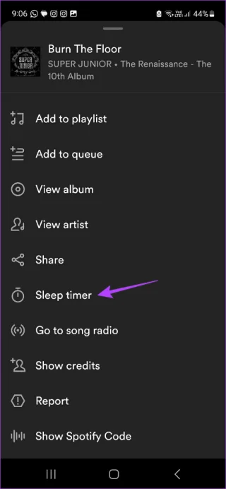 3 modi per correggere il timer di spegnimento di Spotify mancante o non funzionante