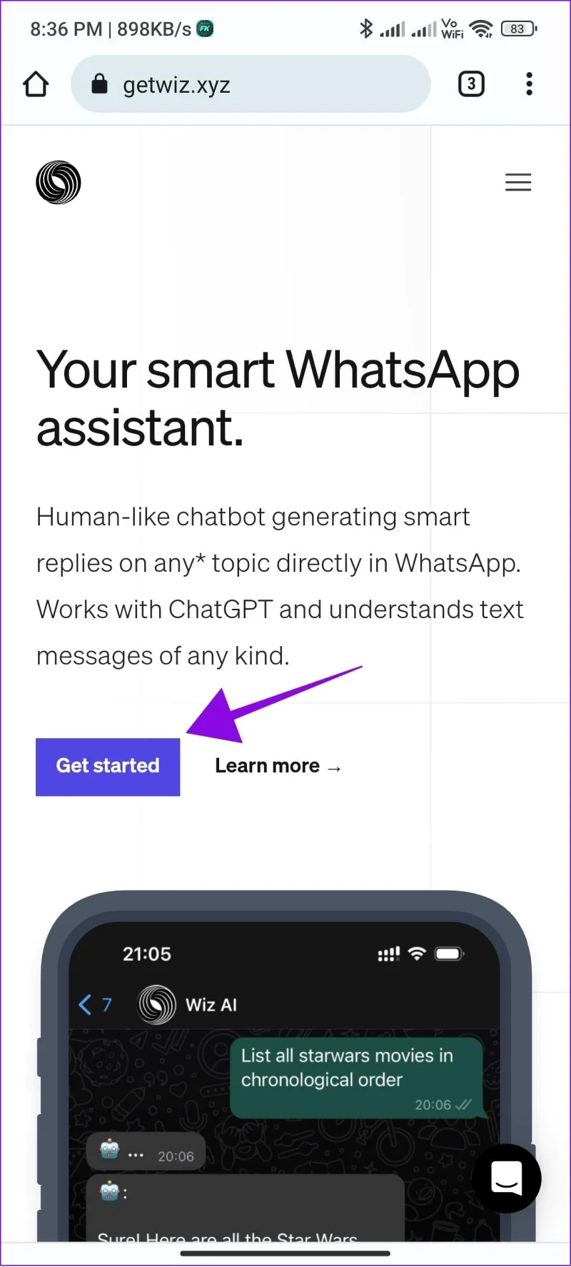 2 semplici modi per utilizzare ChatGPT su WhatsApp