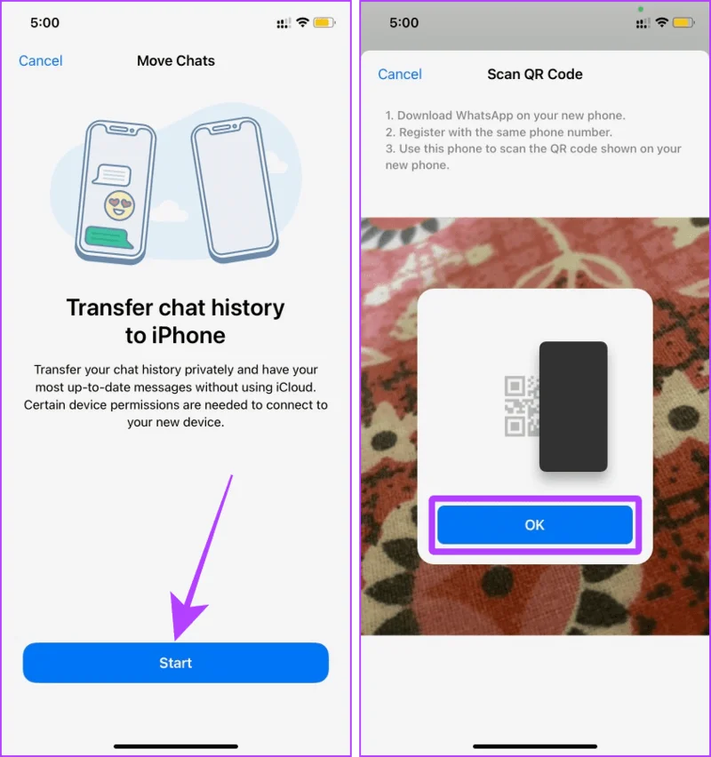 Hoe WhatsApp-berichten over te zetten naar een nieuwe telefoon zonder back-up