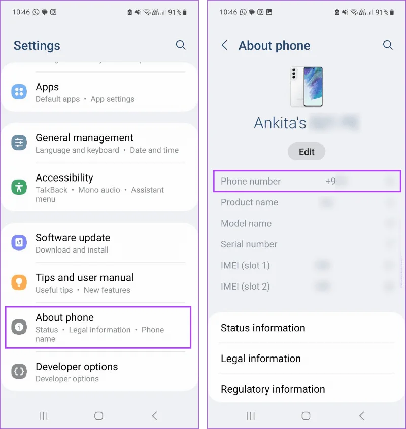7 eenvoudige manieren om uw telefoonnummer te vinden op Android en iPhone