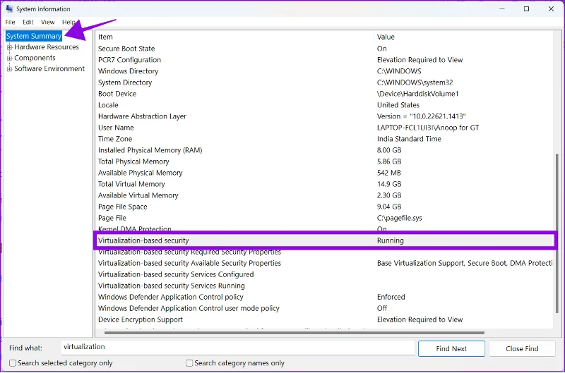 Cómo habilitar la virtualización en Windows 11