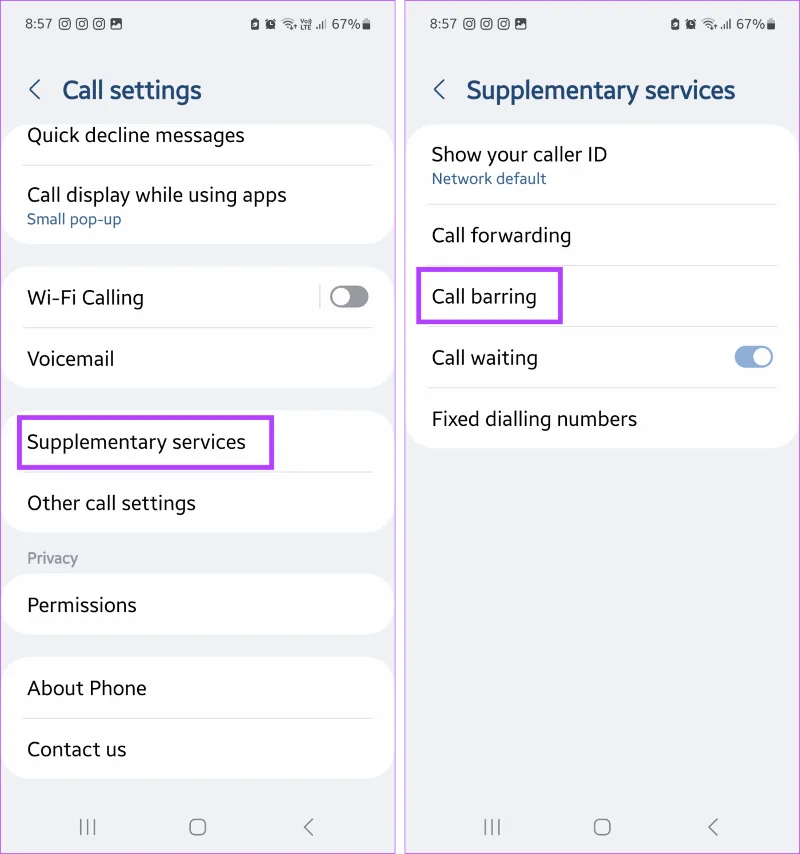 Comment empêcher quelqu'un de vous appeler sans bloquer