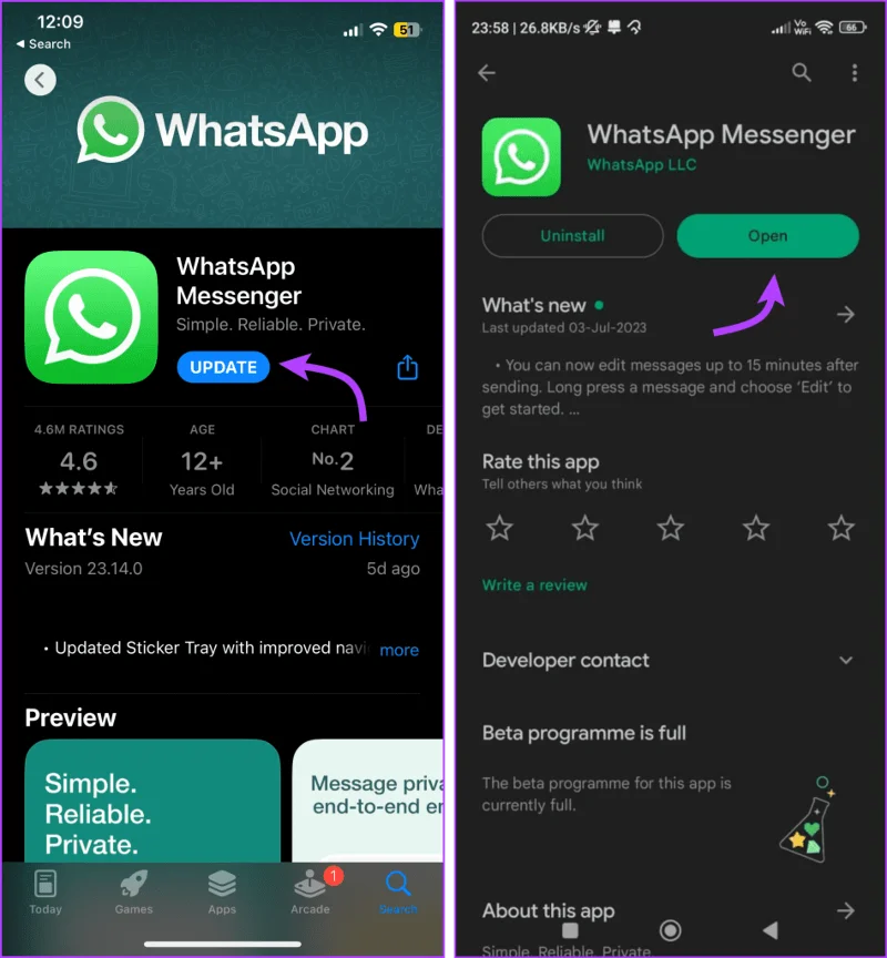 วิธีแก้ไขรูปภาพ WhatsApp ที่ไม่แสดงในคลังภาพบน iPhone หรือ Android