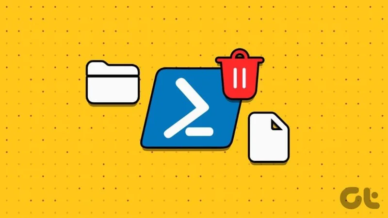 Las 7 formas principales de eliminar archivos o carpetas con PowerShell en Windows