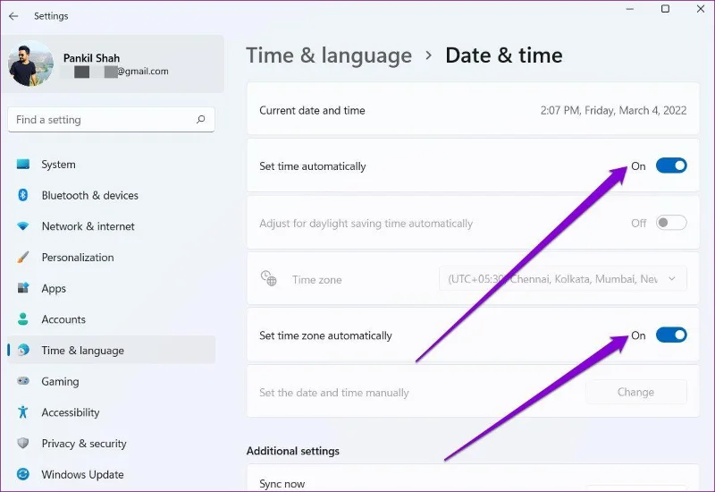 7 วิธียอดนิยมในการแก้ไขการซิงค์เวลาล้มเหลวใน Windows 11