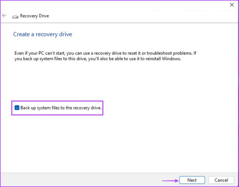 Cómo crear y utilizar una unidad de recuperación en Windows 11